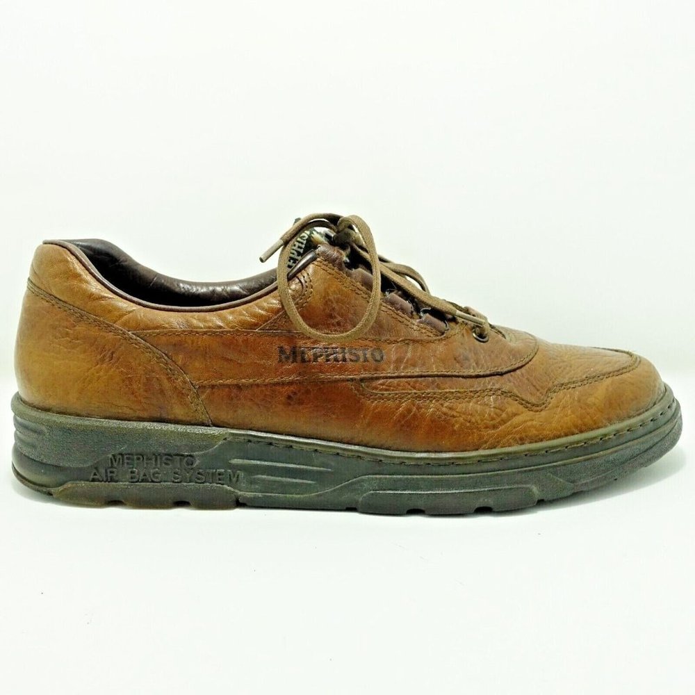Mephisto Runoff Air Jet Air Bag System Brown Leather US SIZE 9.5 MEN